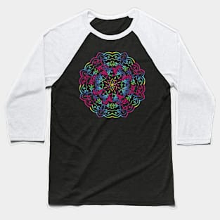 Mandala Rainbow 02586 Baseball T-Shirt